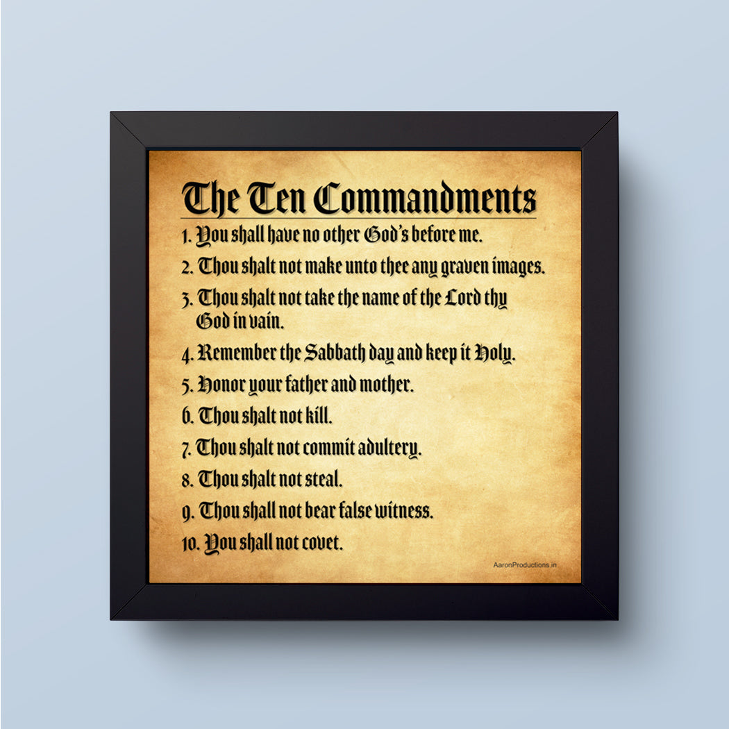 Wall Décor - The Ten Commandments