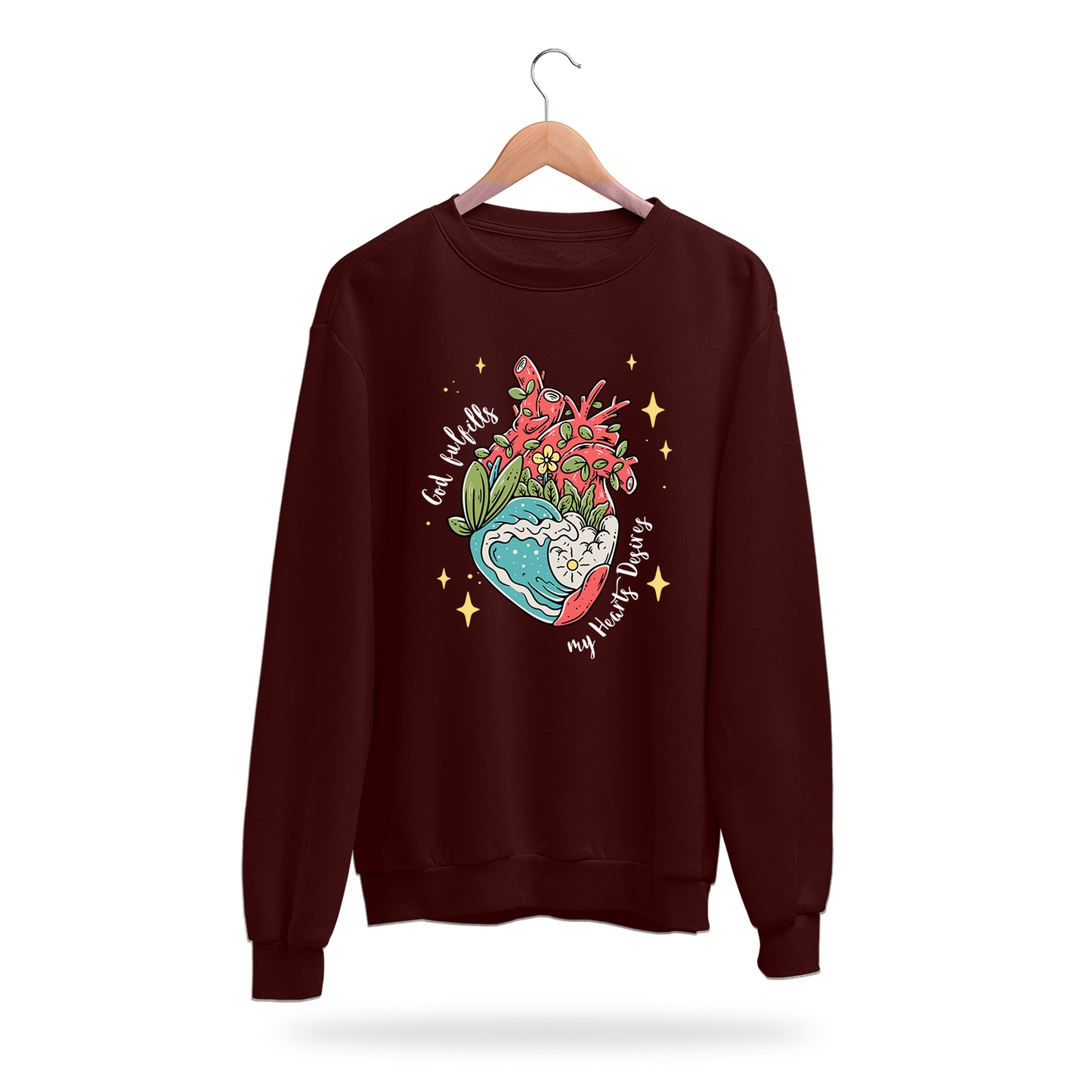 Sweatshirt - God fulfills my hearts desires