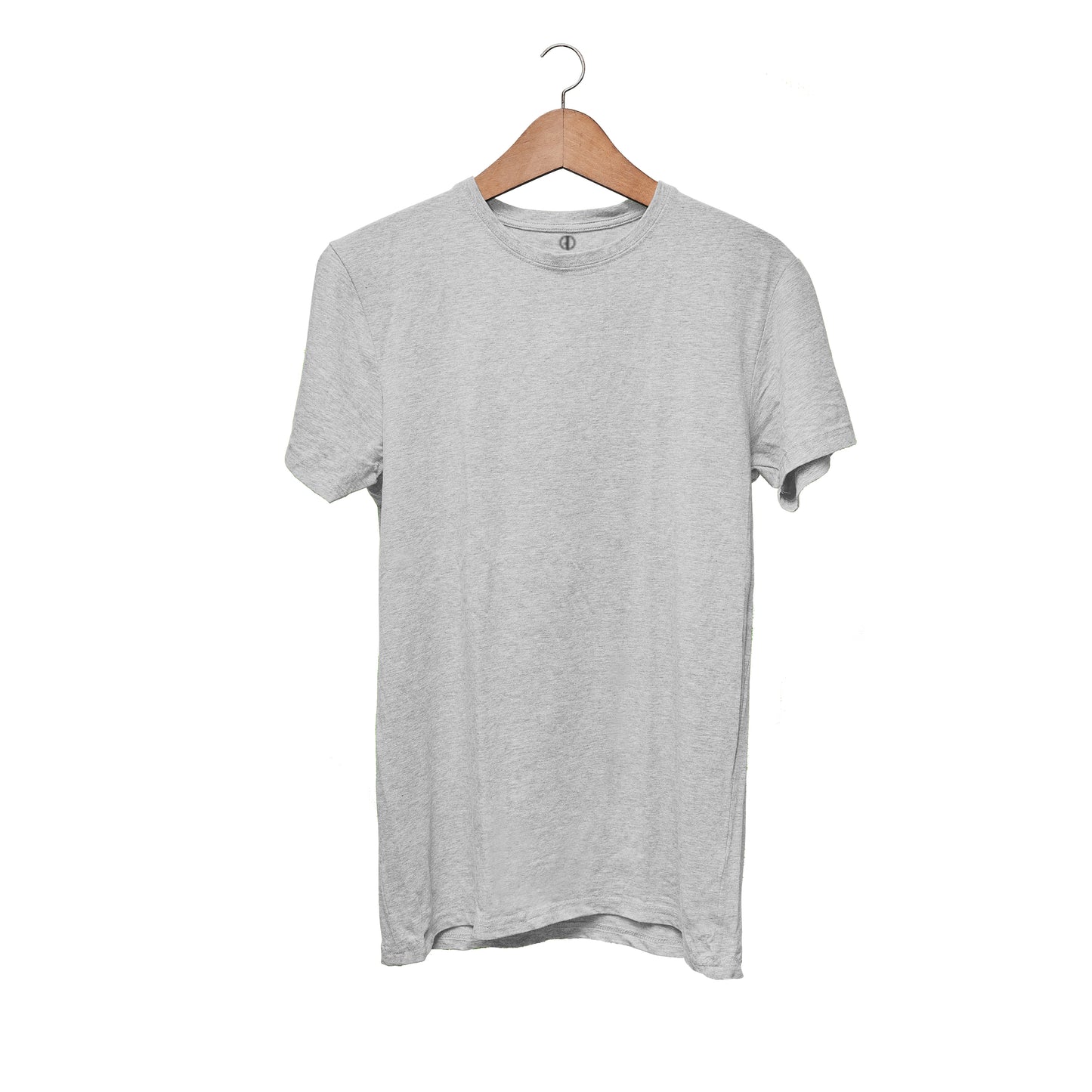 Grey Melange - Plain T-shirt Men
