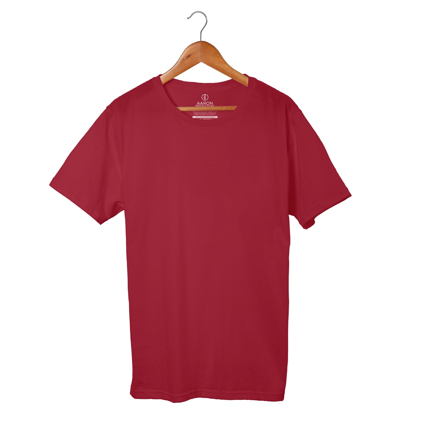 Maroon - Plain T-shirt Men