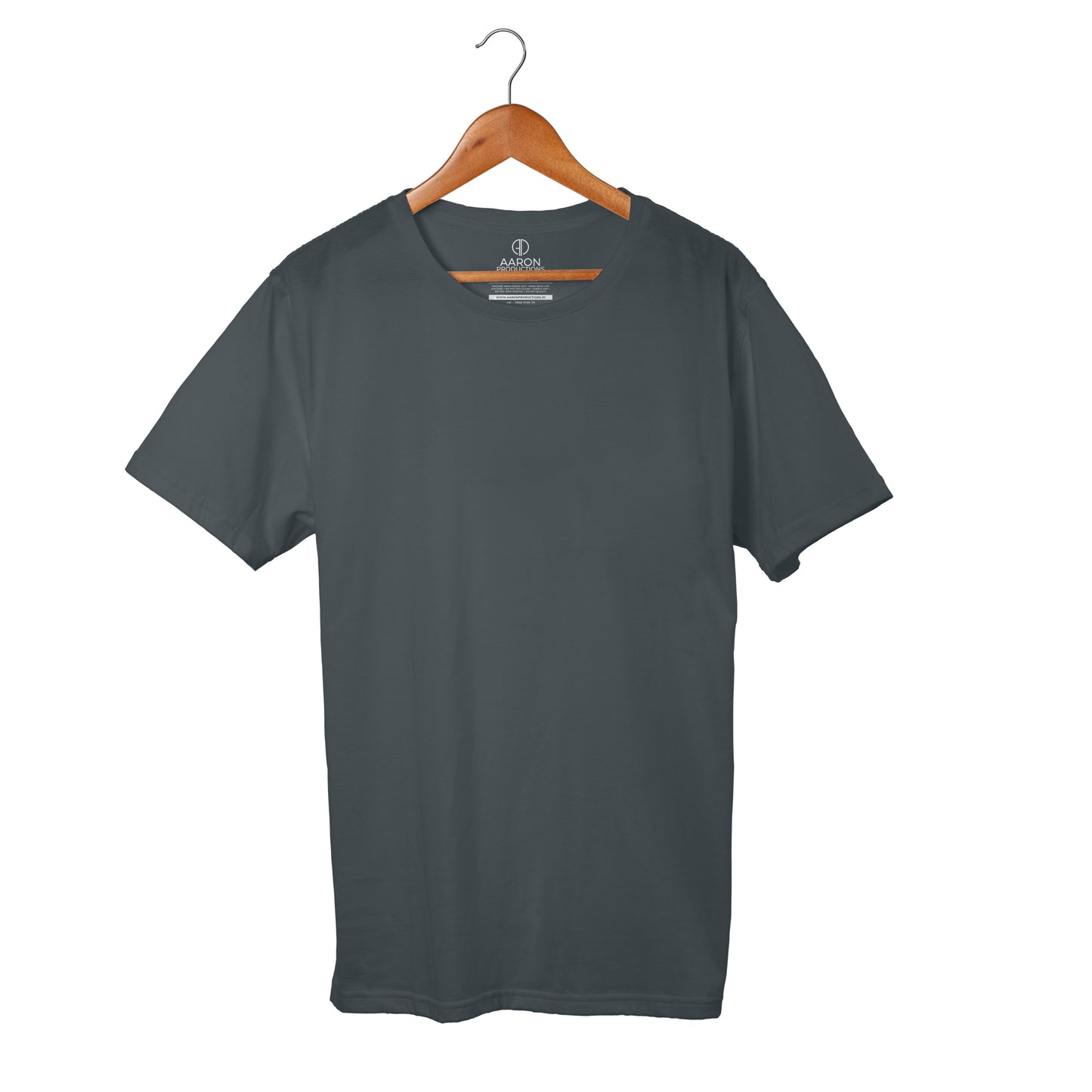 Steel Grey - Plain T-shirt Men