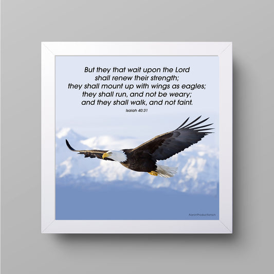 Wall Décor - Renew your strength like an Eagle