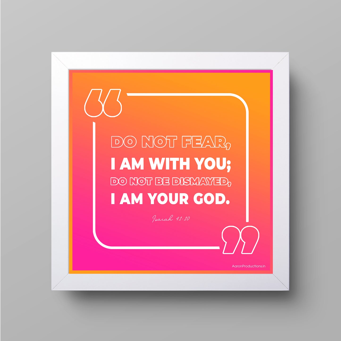 Wall Décor - Do not fear