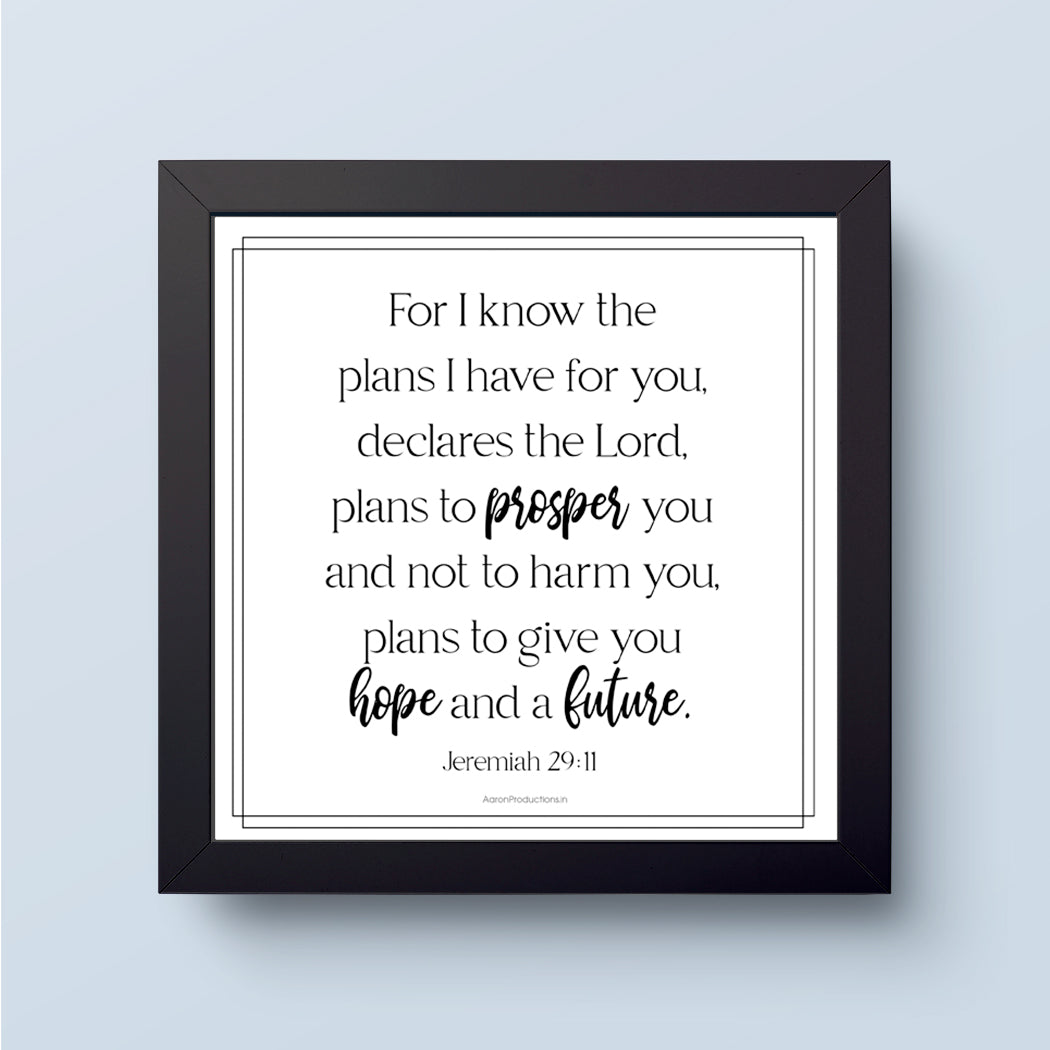 Wall Decor - Jeremiah 29:11
