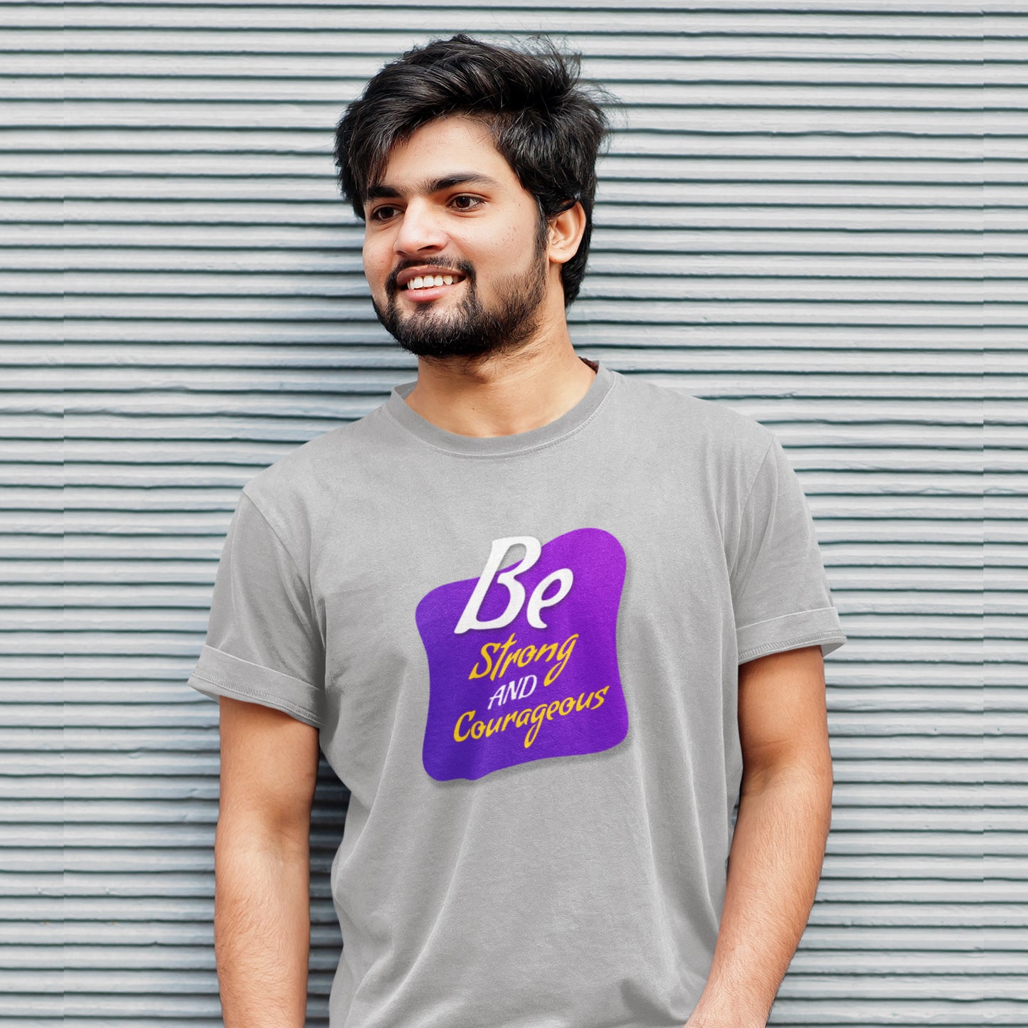 Be Strong & Courageous - Men Tshirts
