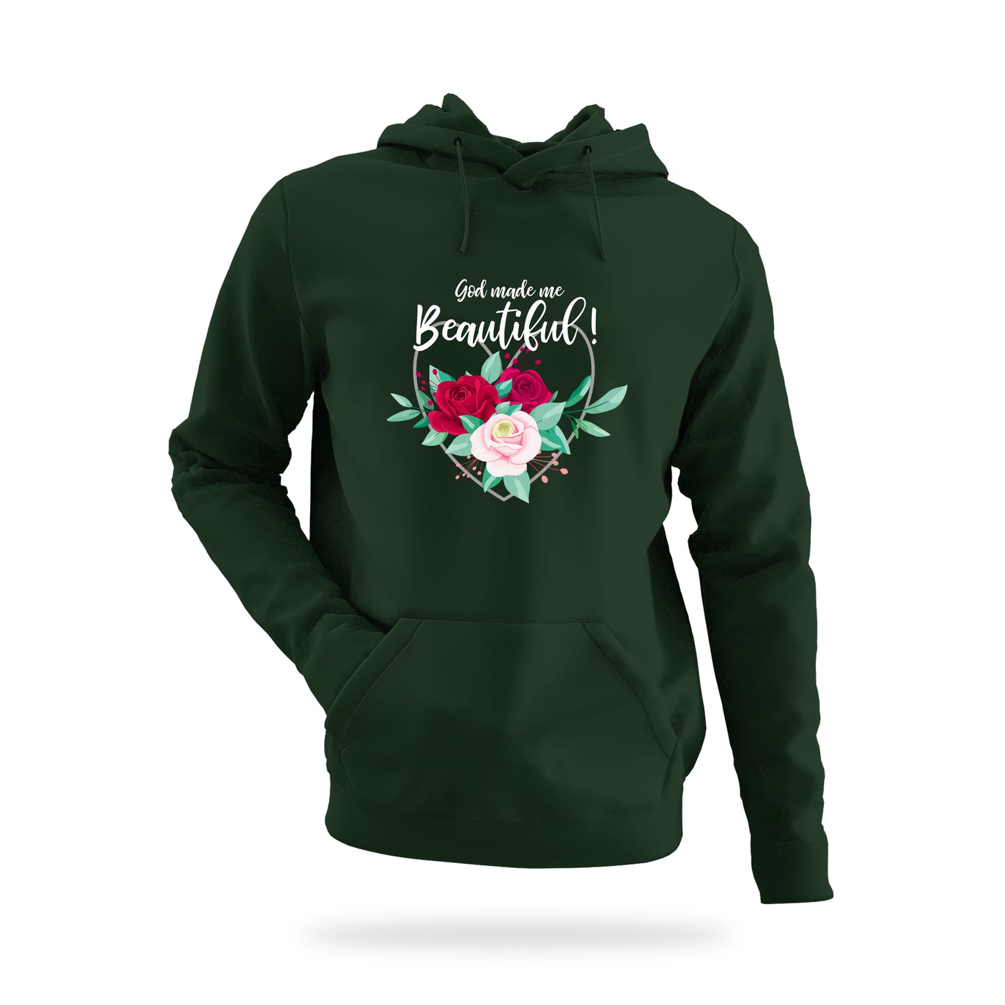 Women Hoodie - God made me beautiful