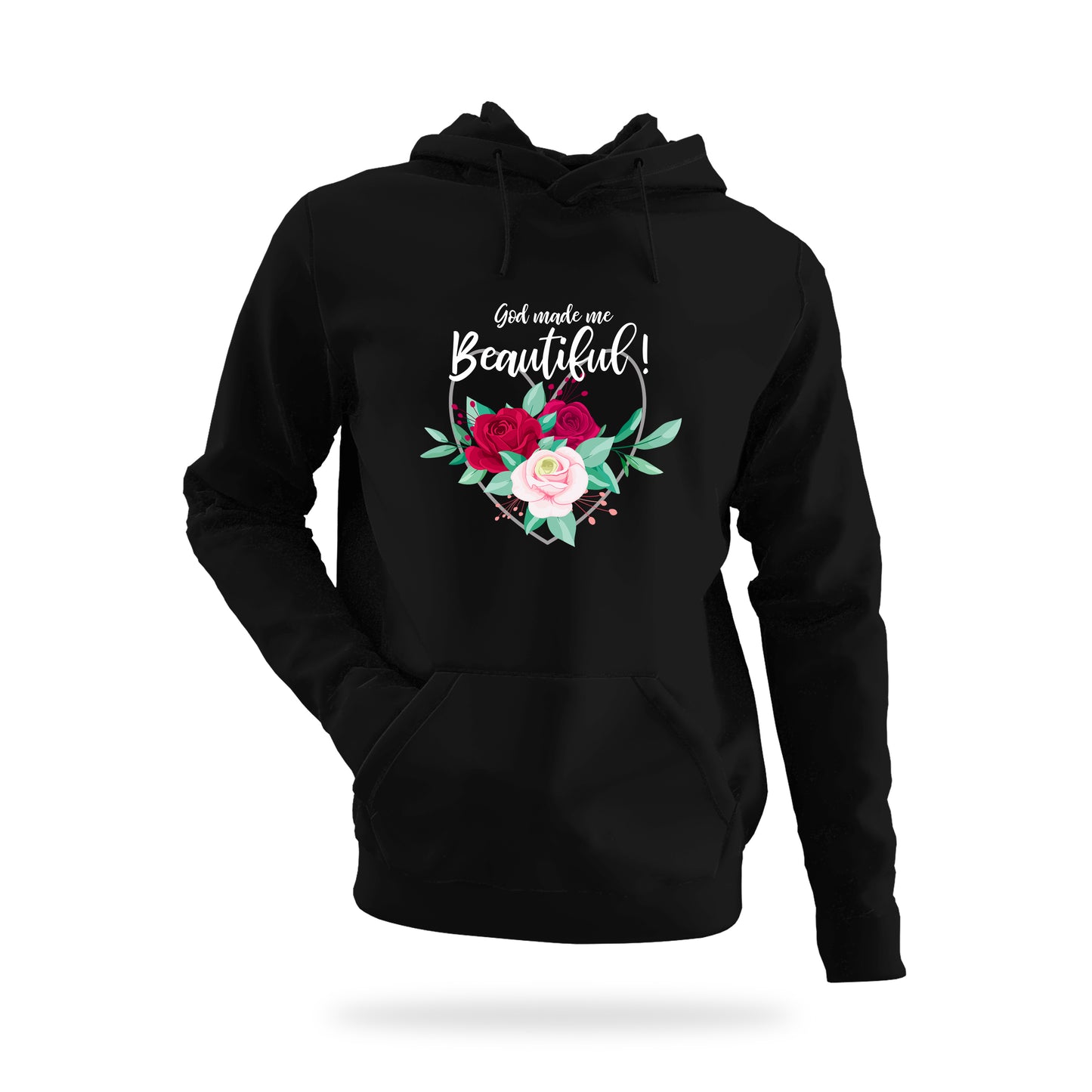 Women Hoodie - God made me beautiful