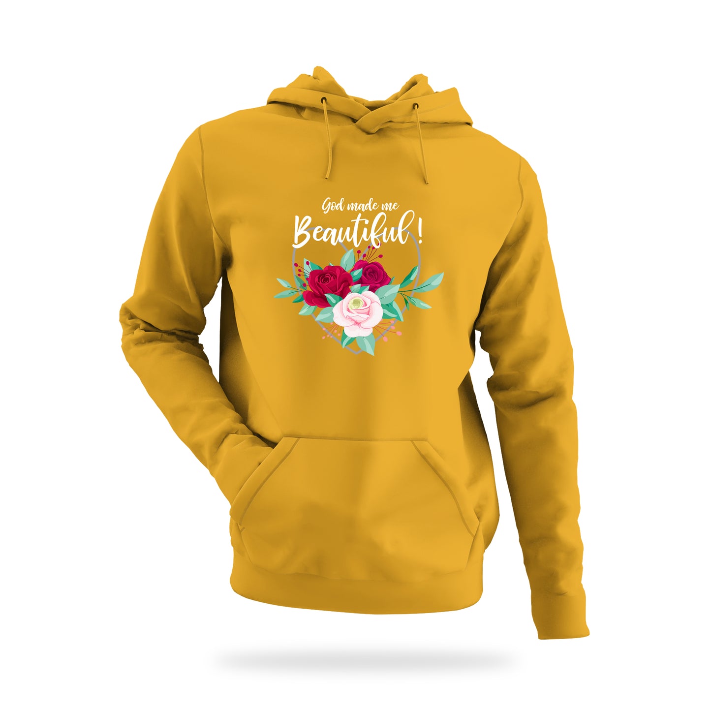 Women Hoodie - God made me beautiful