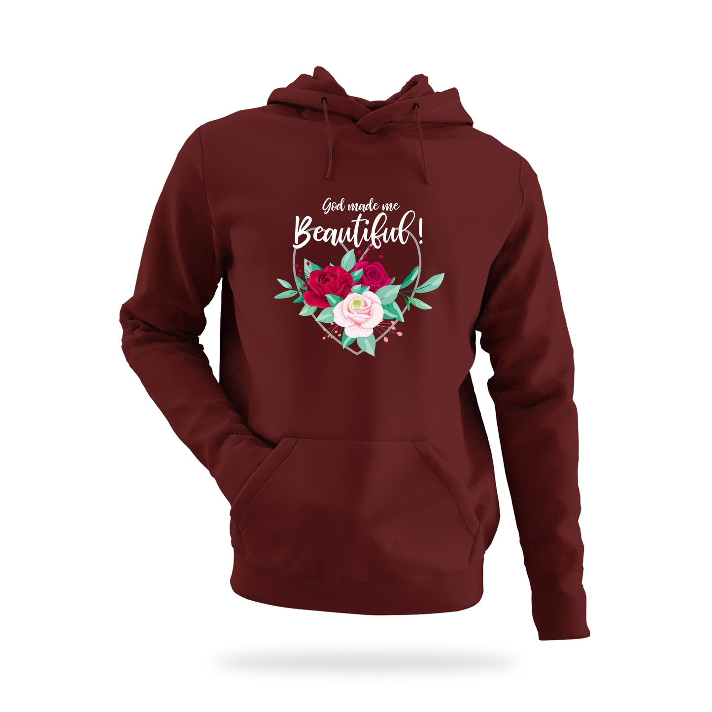 Women Hoodie - God made me beautiful