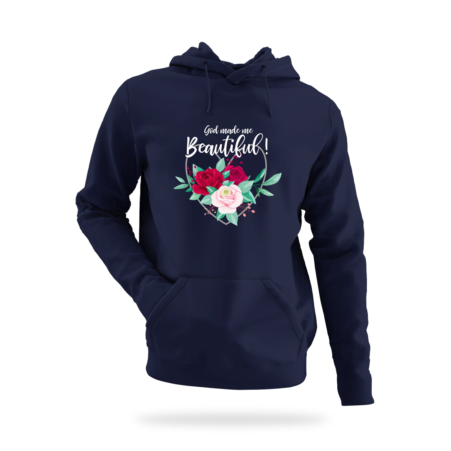 Women Hoodie - God made me beautiful