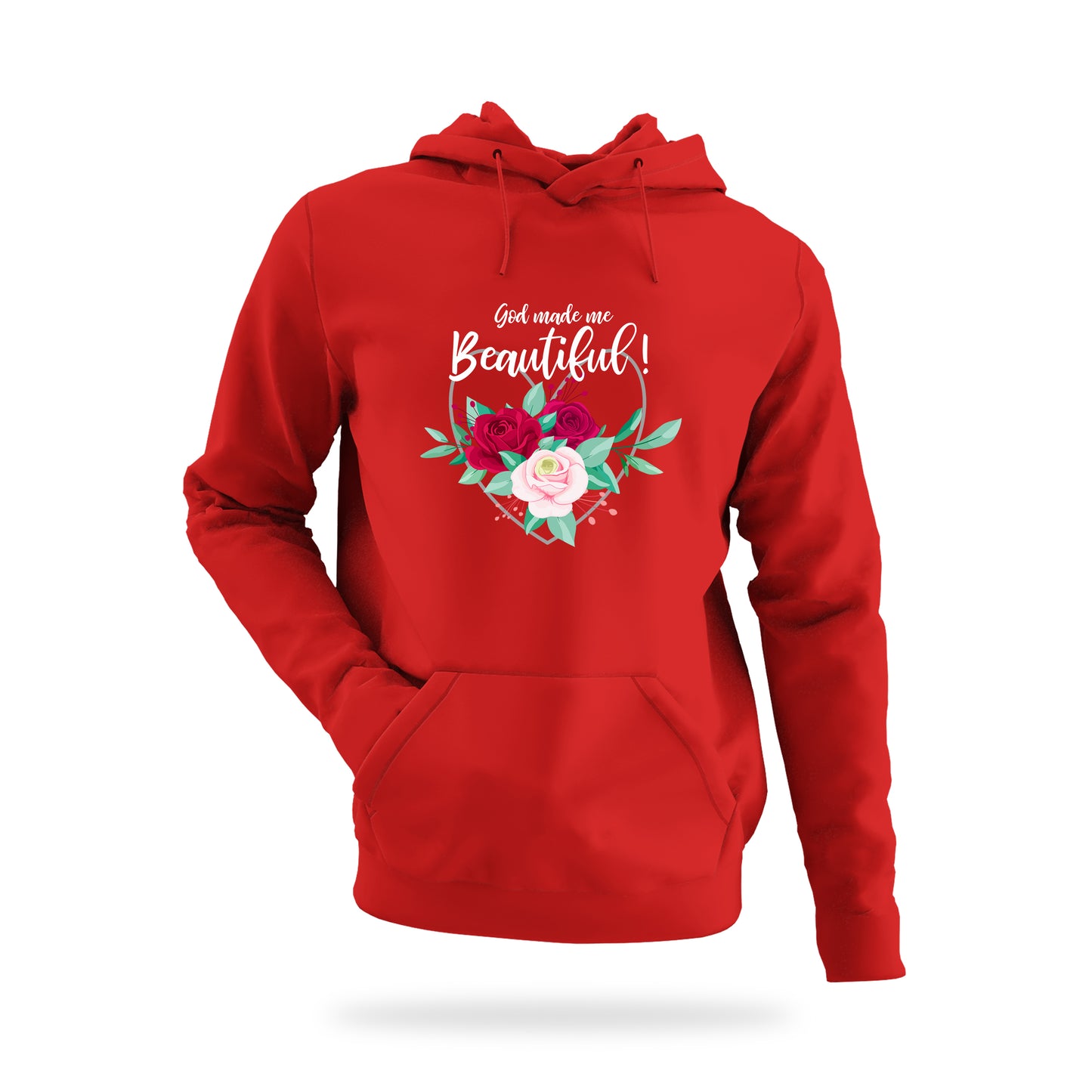 Women Hoodie - God made me beautiful