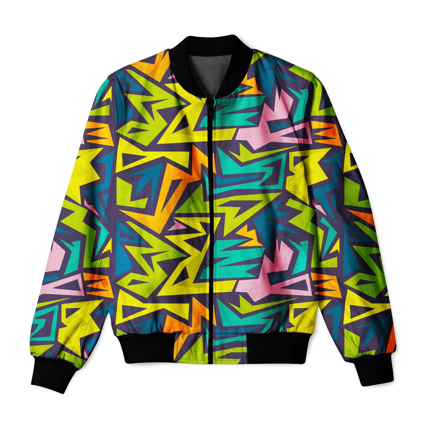 Bomber Jacket - Grunge Graffiti