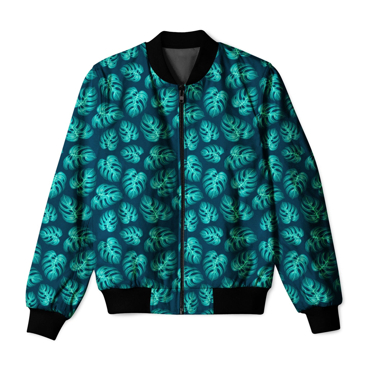 Bomber Jacket - Monstera