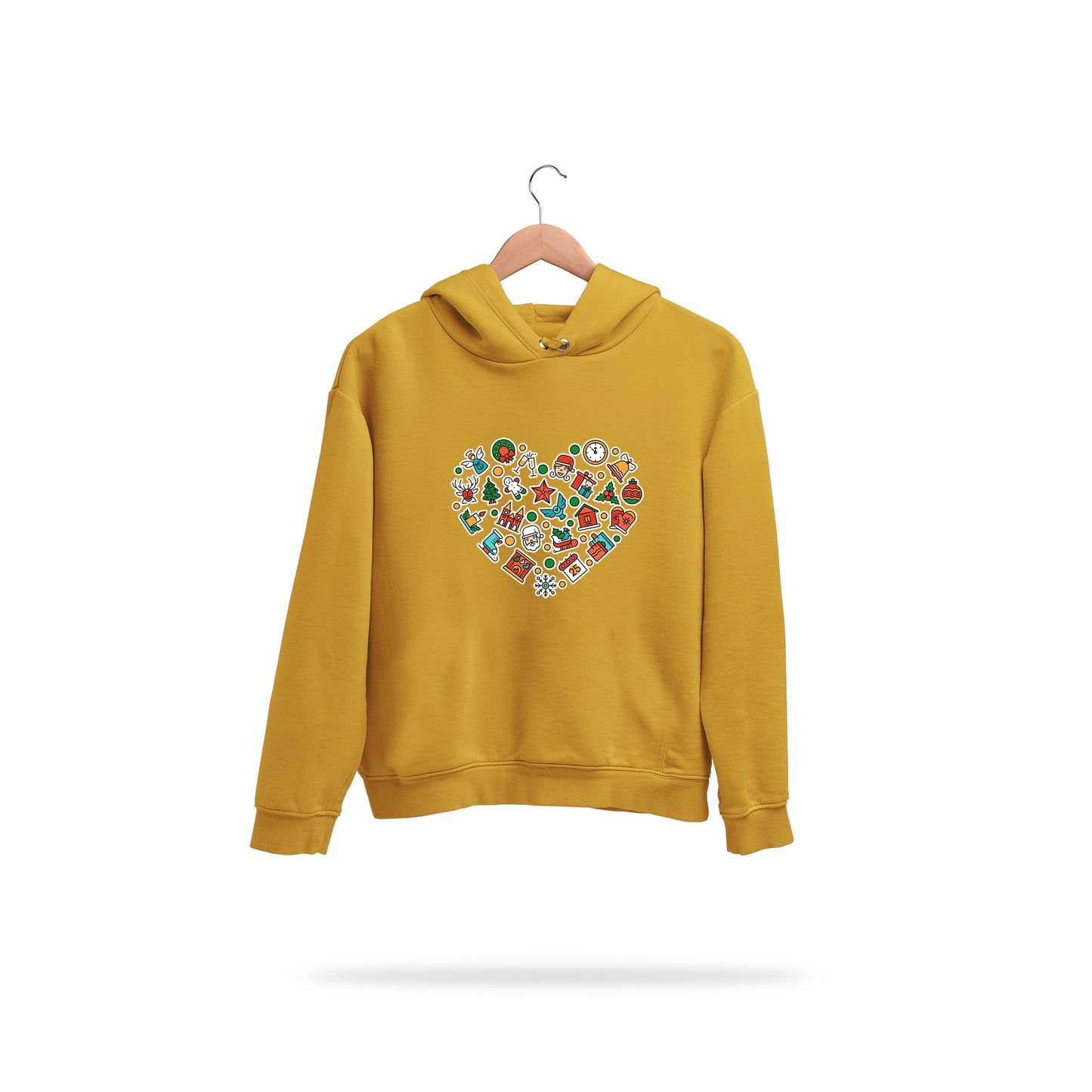 Kids Hoodies - Christmas Heart