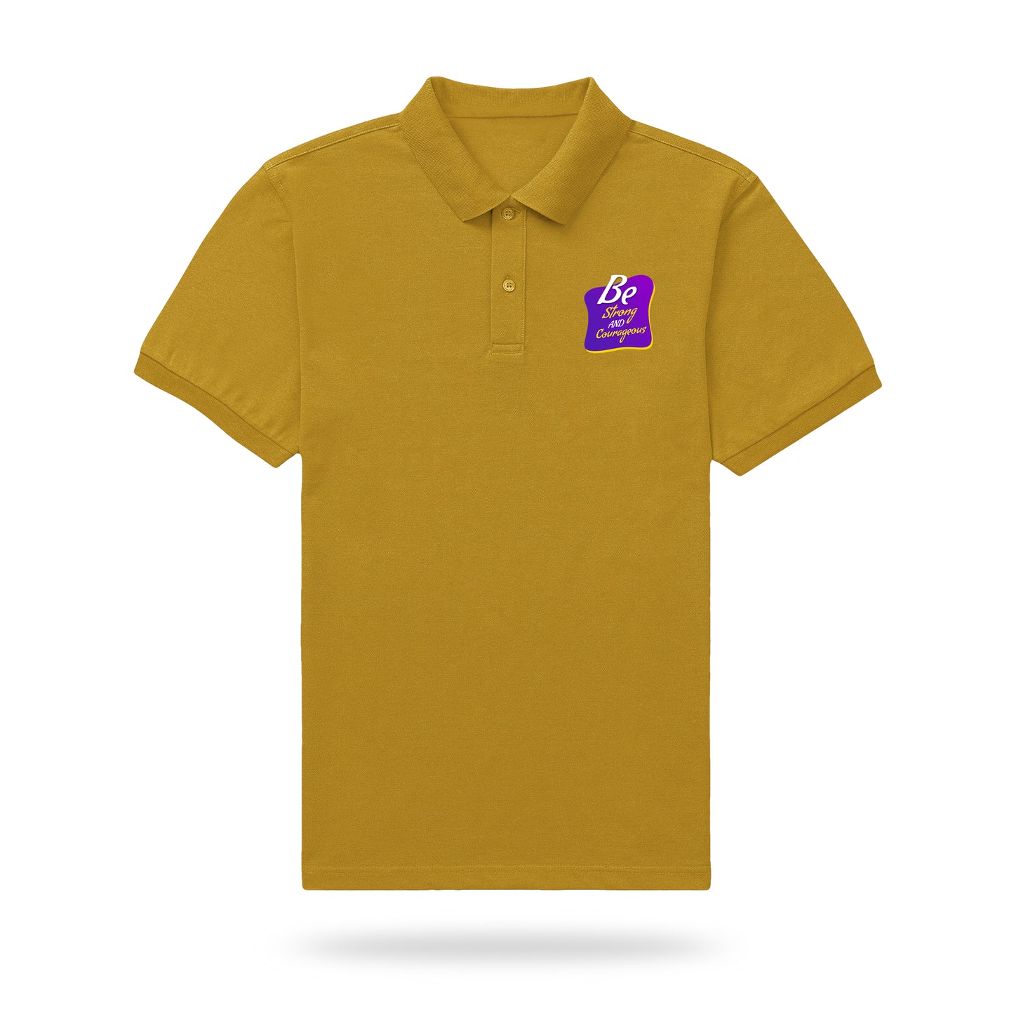 Polo T-shirt - Be Strong and Courageous