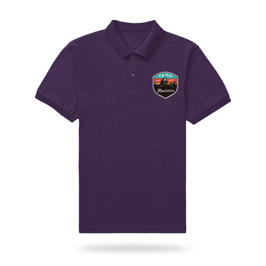 Polo T-shirt - Faith can move Mountains