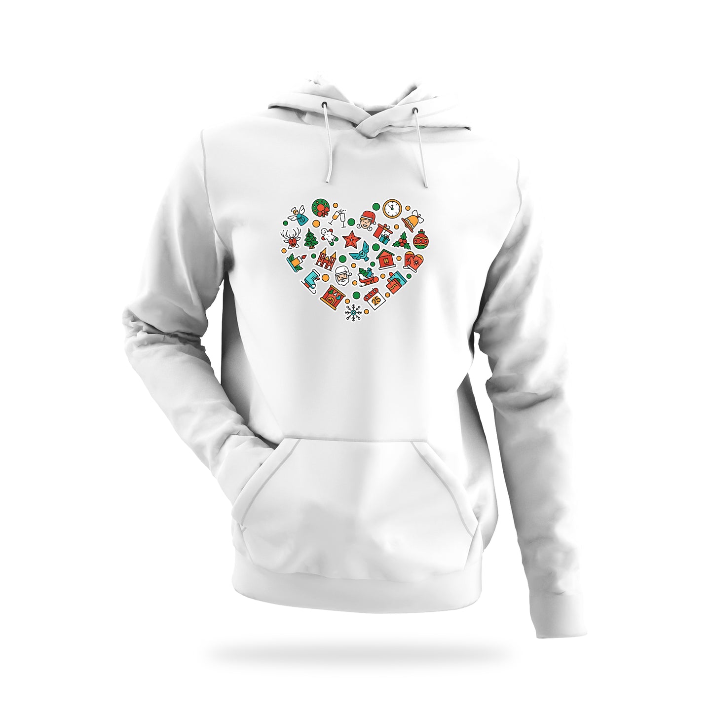 Hoodie - Christmas Heart