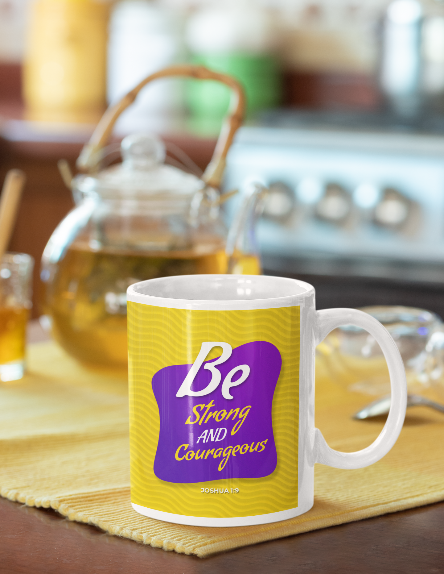 Be Strong & Courageous - Coffee Mugs