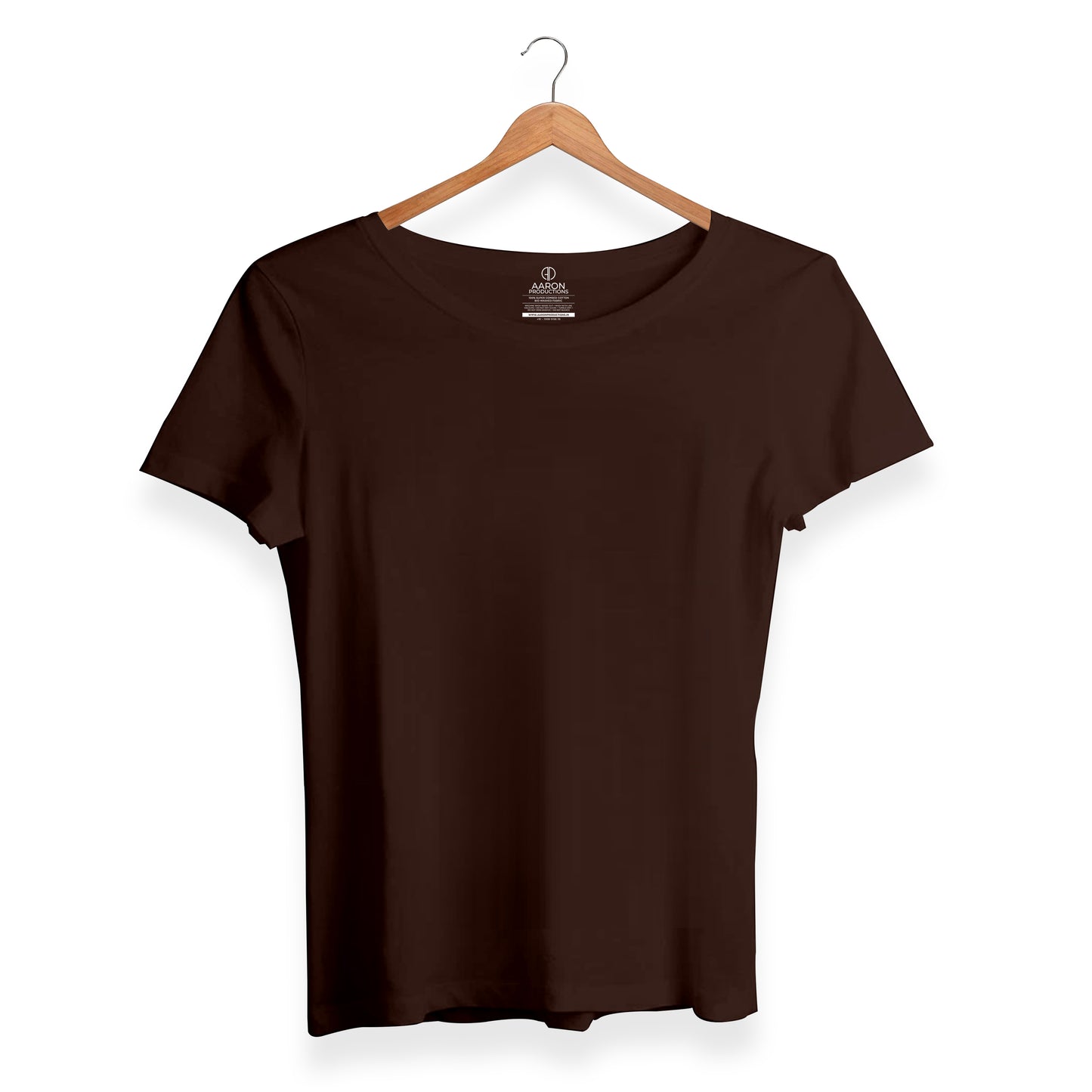 Coffee Brown - Plain T-shirt Women