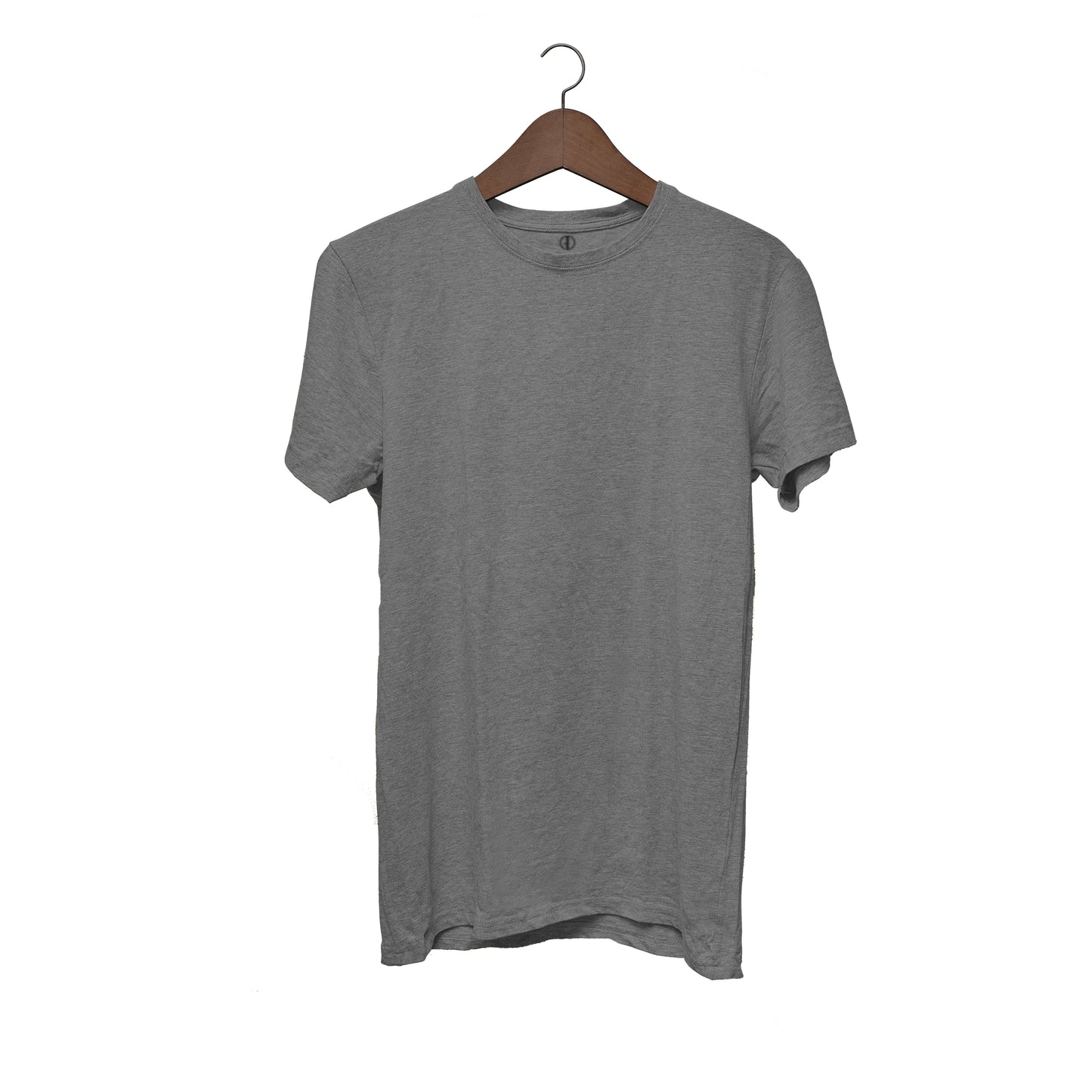 Charcoal Melange - Plain T-shirt Men