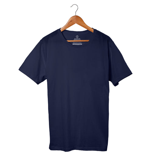 Navy Blue - Plain T-shirt Men