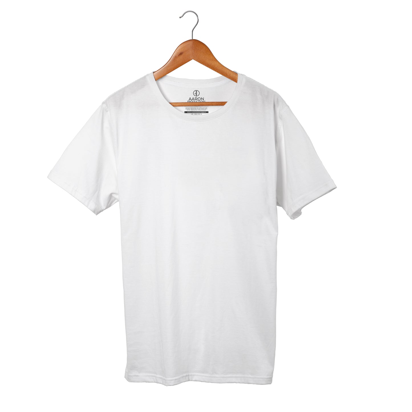 White - Plain T-shirt Men