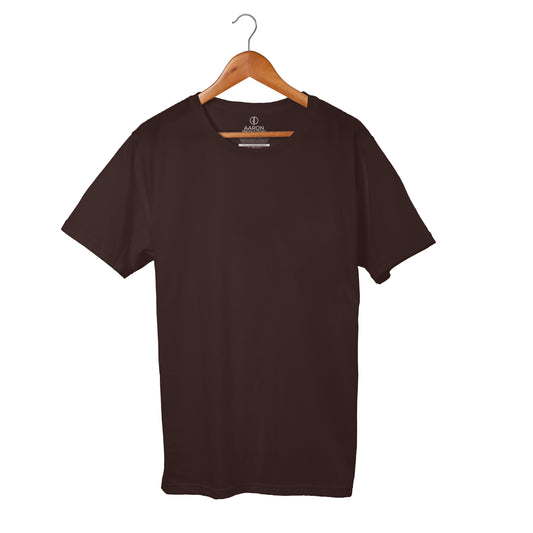 Coffee Brown - Plain T-shirt Men