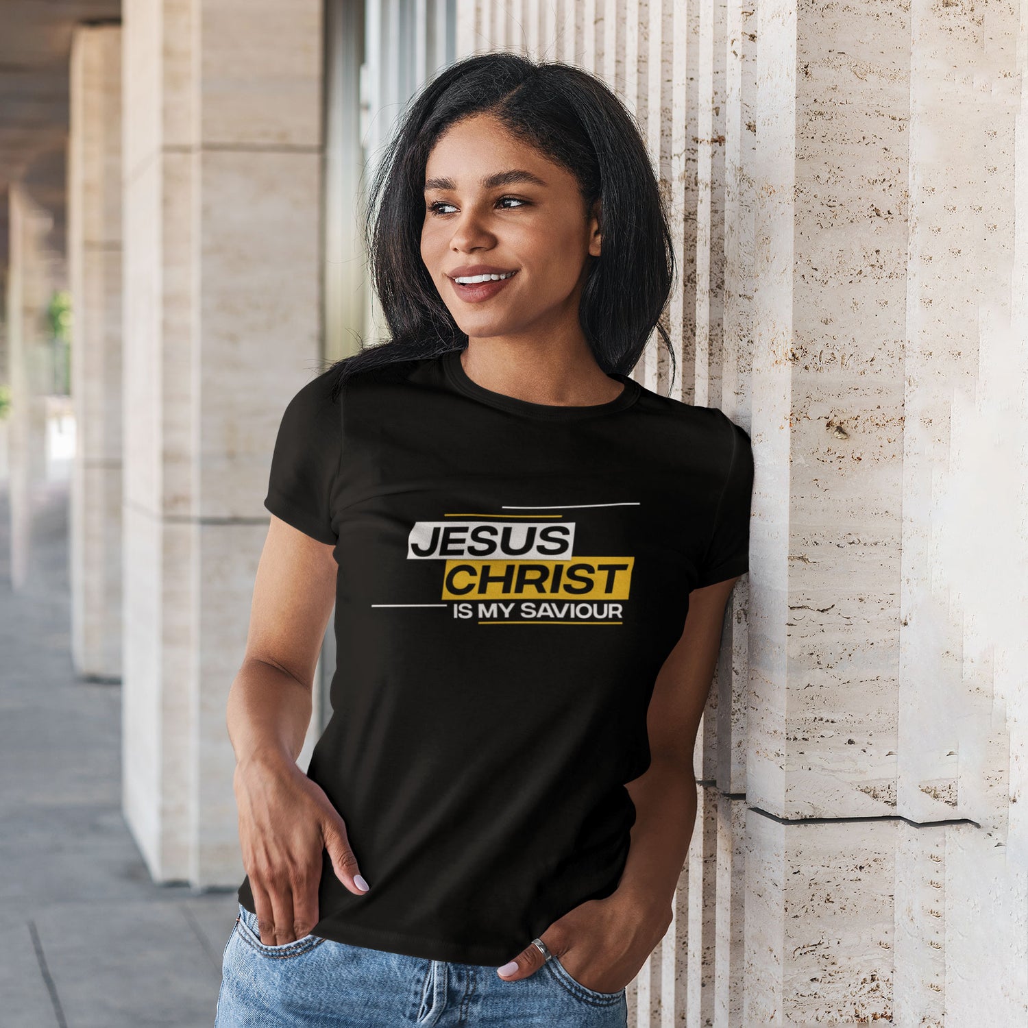 Jesus Christ is my Saviour Women tshirt Gospel T-shirt Bible