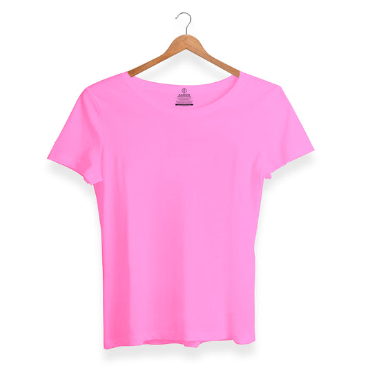 Pink - Plain T-shirt Women