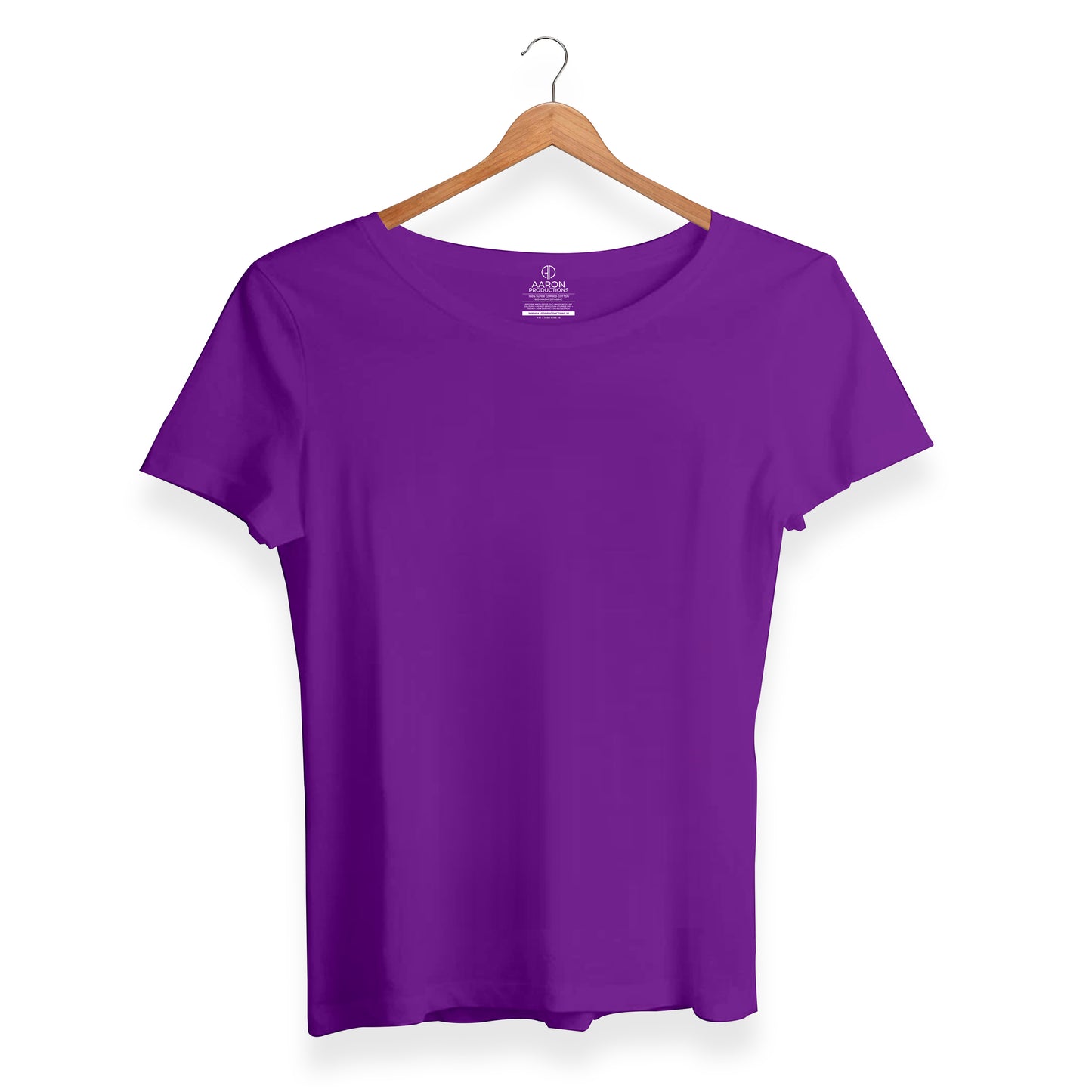 Purple - Plain T-shirt Women