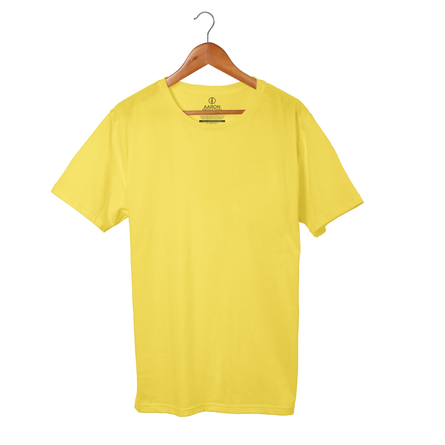 Yellow - Plain T-shirt Men