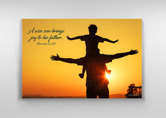 Canvas - Wise Son brings Joy to his Father