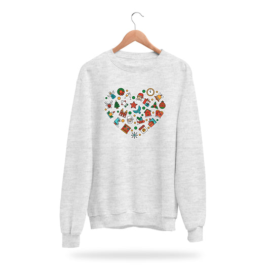 Sweatshirt - Christmas Heart