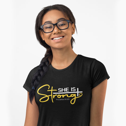 She is Strong - Women tshirt
