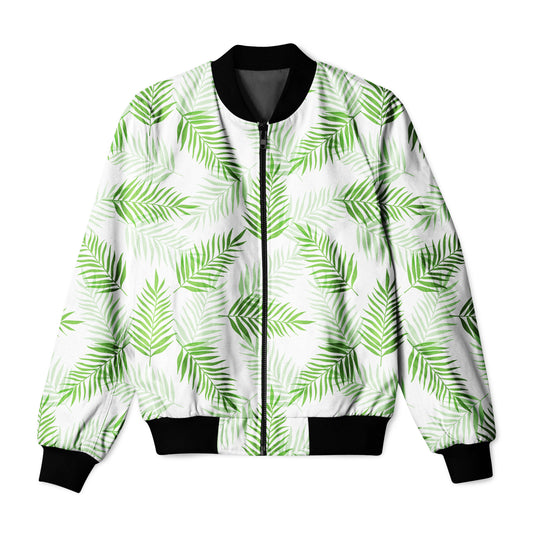 Bomber Jacket - Palm leaves