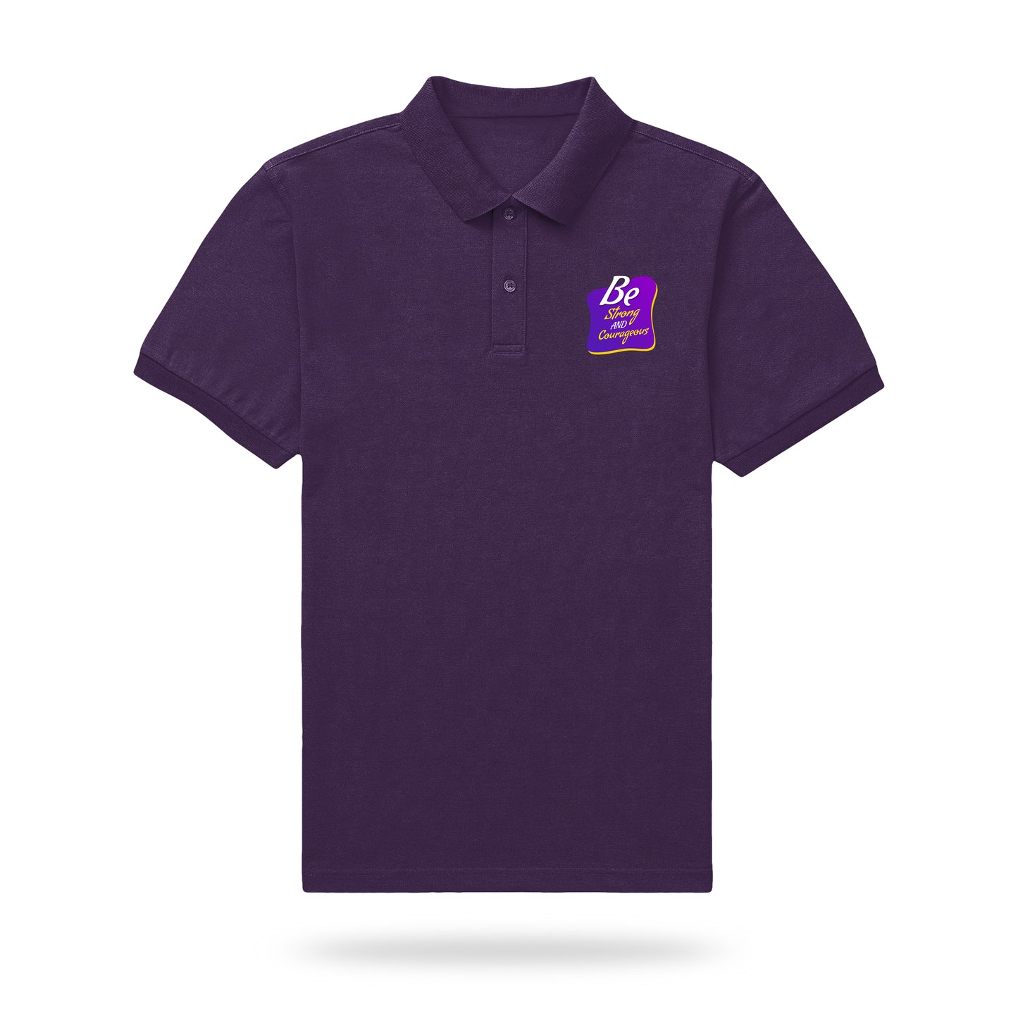 Polo T-shirt - Be Strong and Courageous