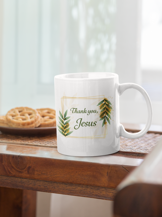 Thank you Jesus - Coffee Mugs
