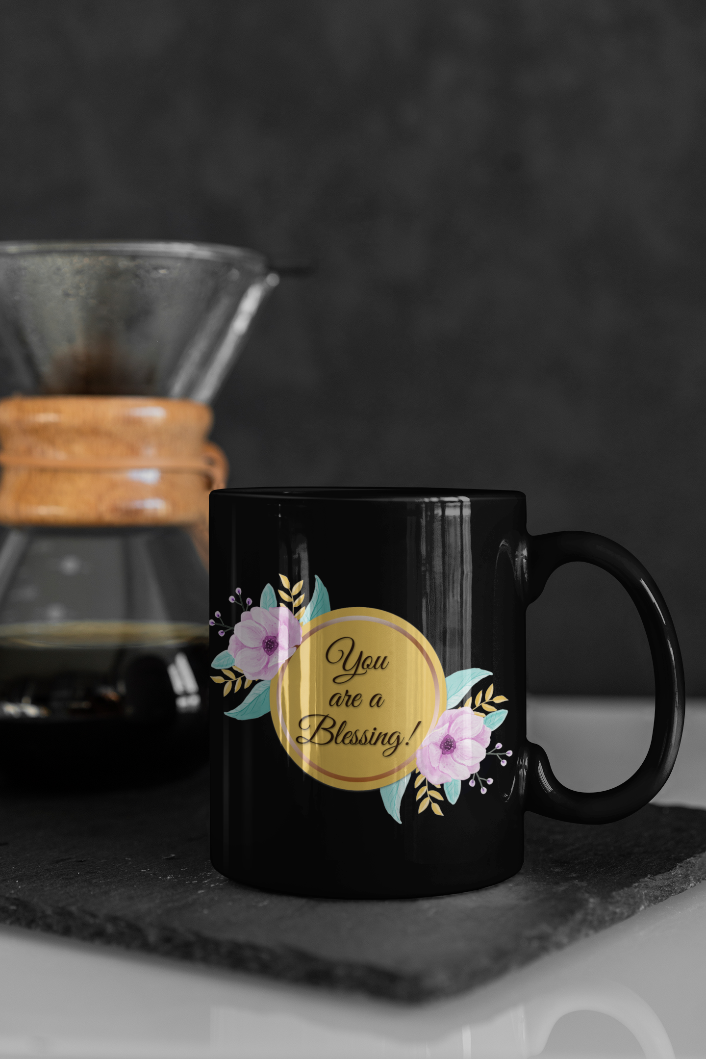 You are a Blessing! (black) - Coffee Mugs